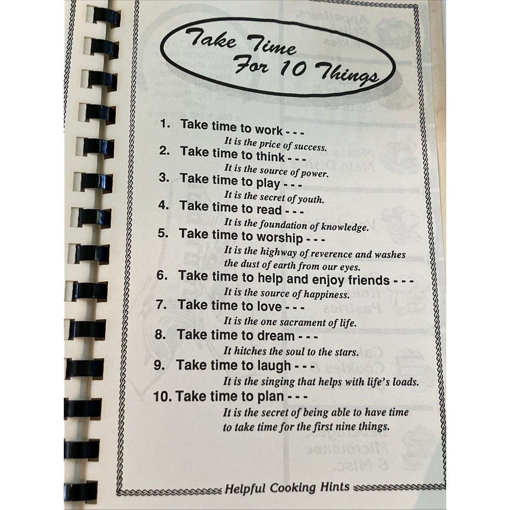Vtg Hasty Elementary School PTA Cookbook Southern N.C. Recipes Spiral Bound - Picture 11 of 15